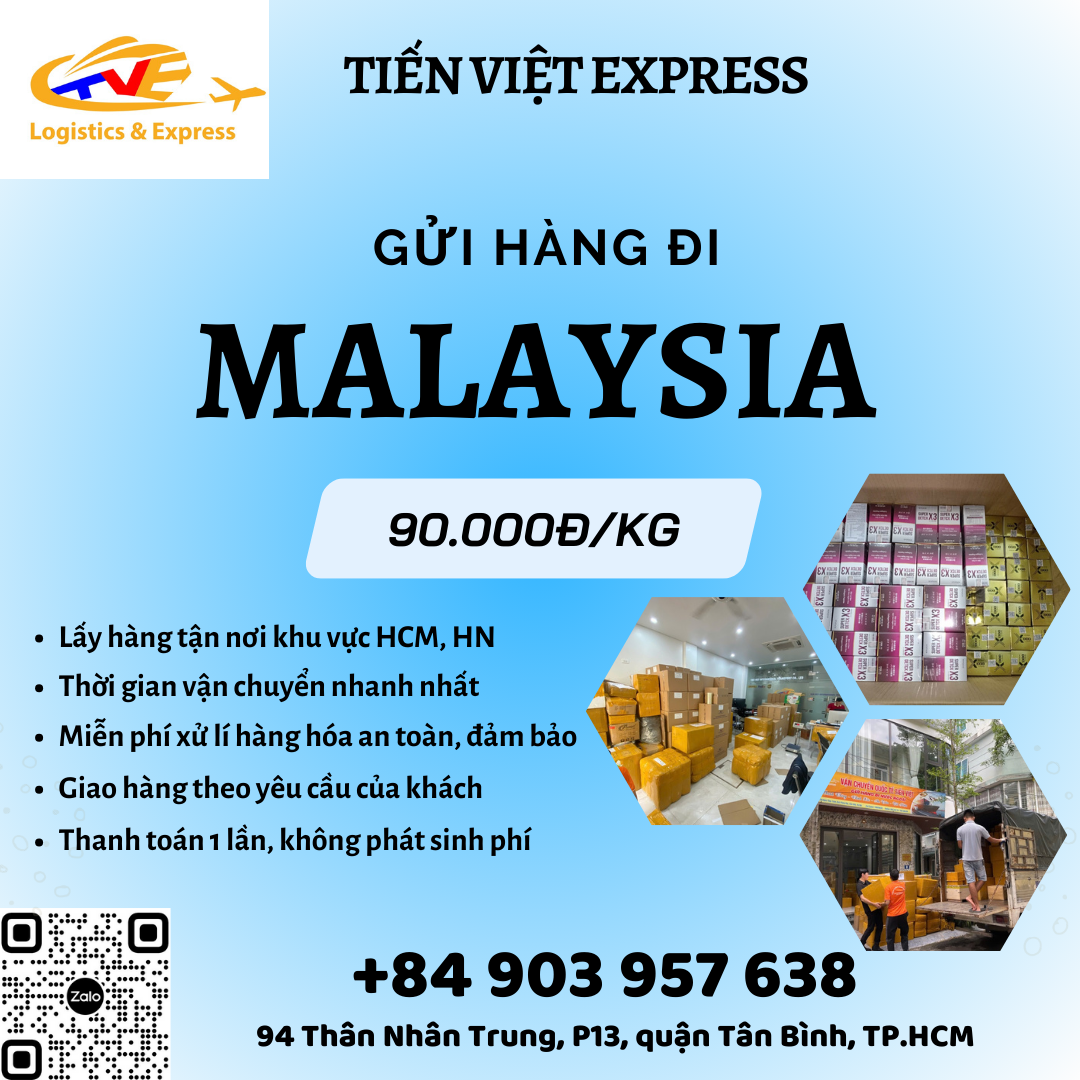 Gửi hàng đi Malaysia - Tiến Việt Express